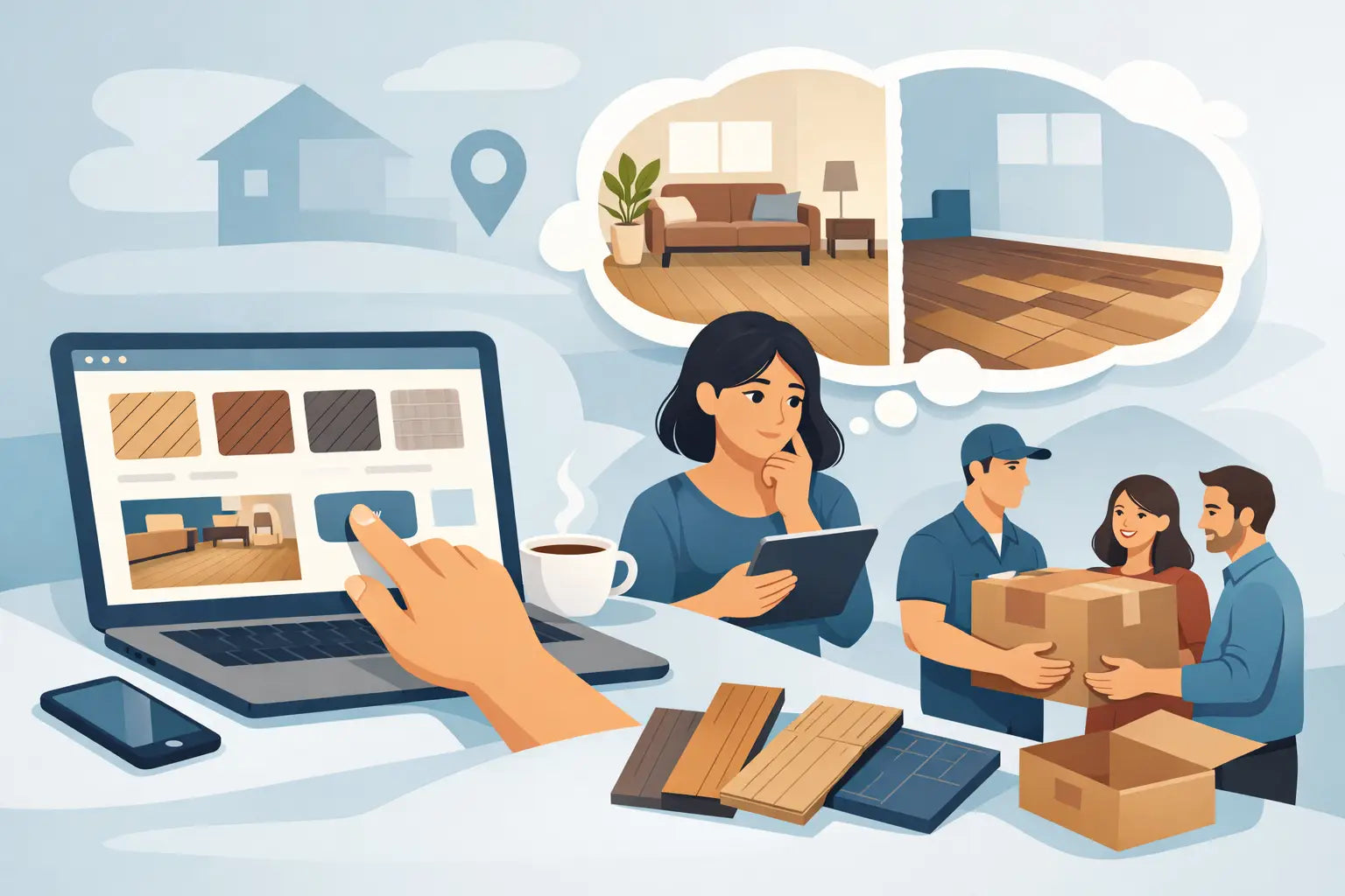 How to Order Flooring Online Without Regret