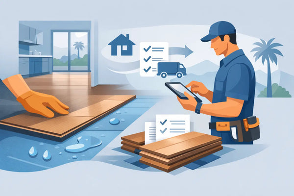 Waterproof Flooring Fresno CA Contractor Easy Ordering