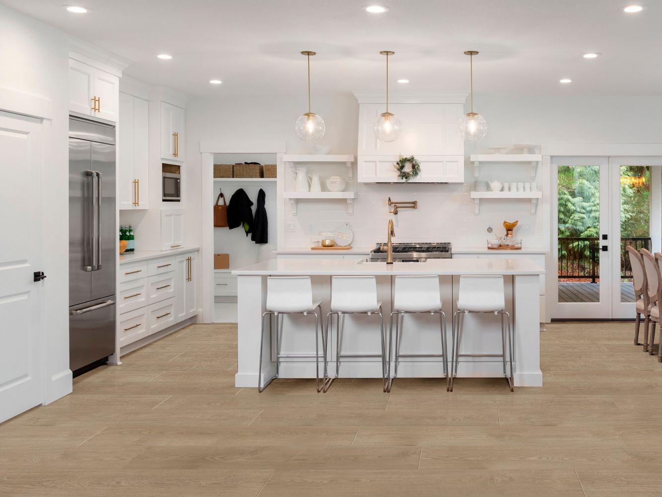 Special First Quality COREtec Pro Premium –V3379- 02095-Sand Dune Envision, 9" x 72" SPC Luxury Vinyl Plank, 6.5mm Thickness, 20mil Wear Layer, Waterproof, Pad Underlayment