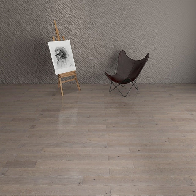 Hardwood Euro Oak Engineered Wood 74.81"x7.5"x1/2", 1.2mm Storto/702