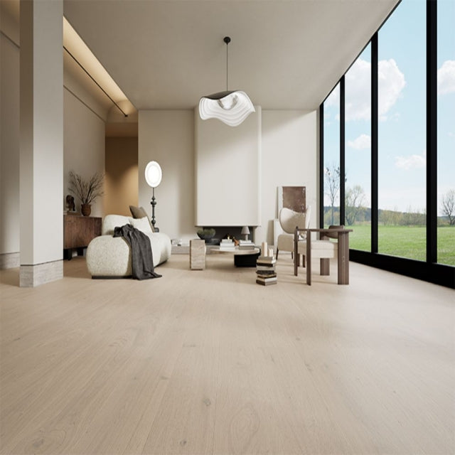 Hardwood Euro Oak Engineered Wood 86.61" x 10.24" x 5/8", 4mm (Excimer System) Stella/805