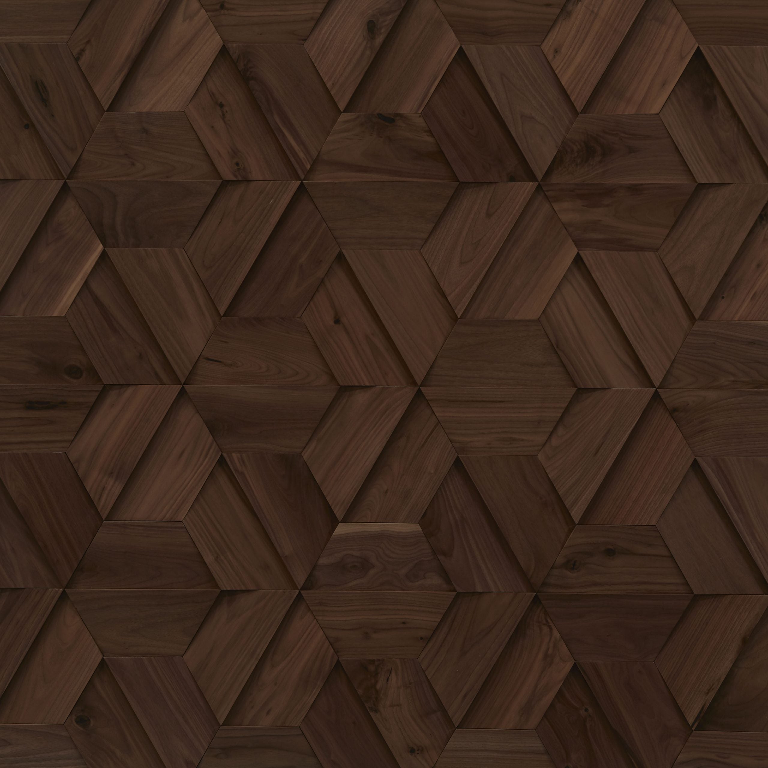 Wall paneling AMERICAN WALNUT JIG CELESTIO LEGNO