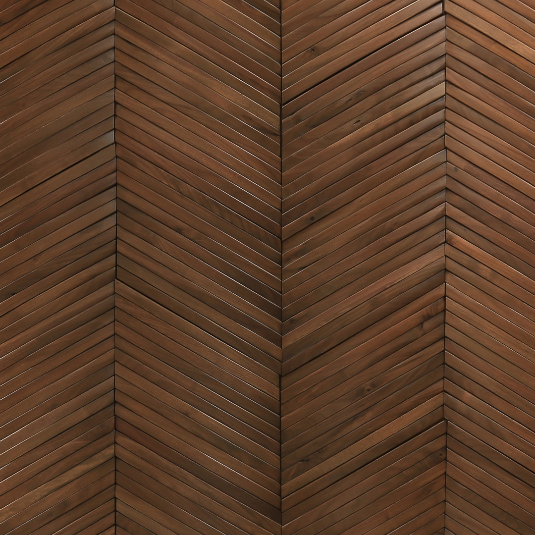 Wall Paneling Darkened Walnut Ark Chevron Collection