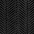 Wall Paneling Noir Curva Chevron Collection