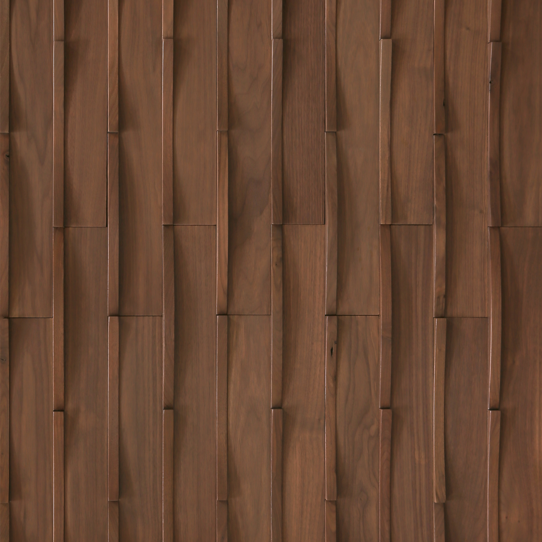 Wall Paneling Darkened Walnut Infuse Collection