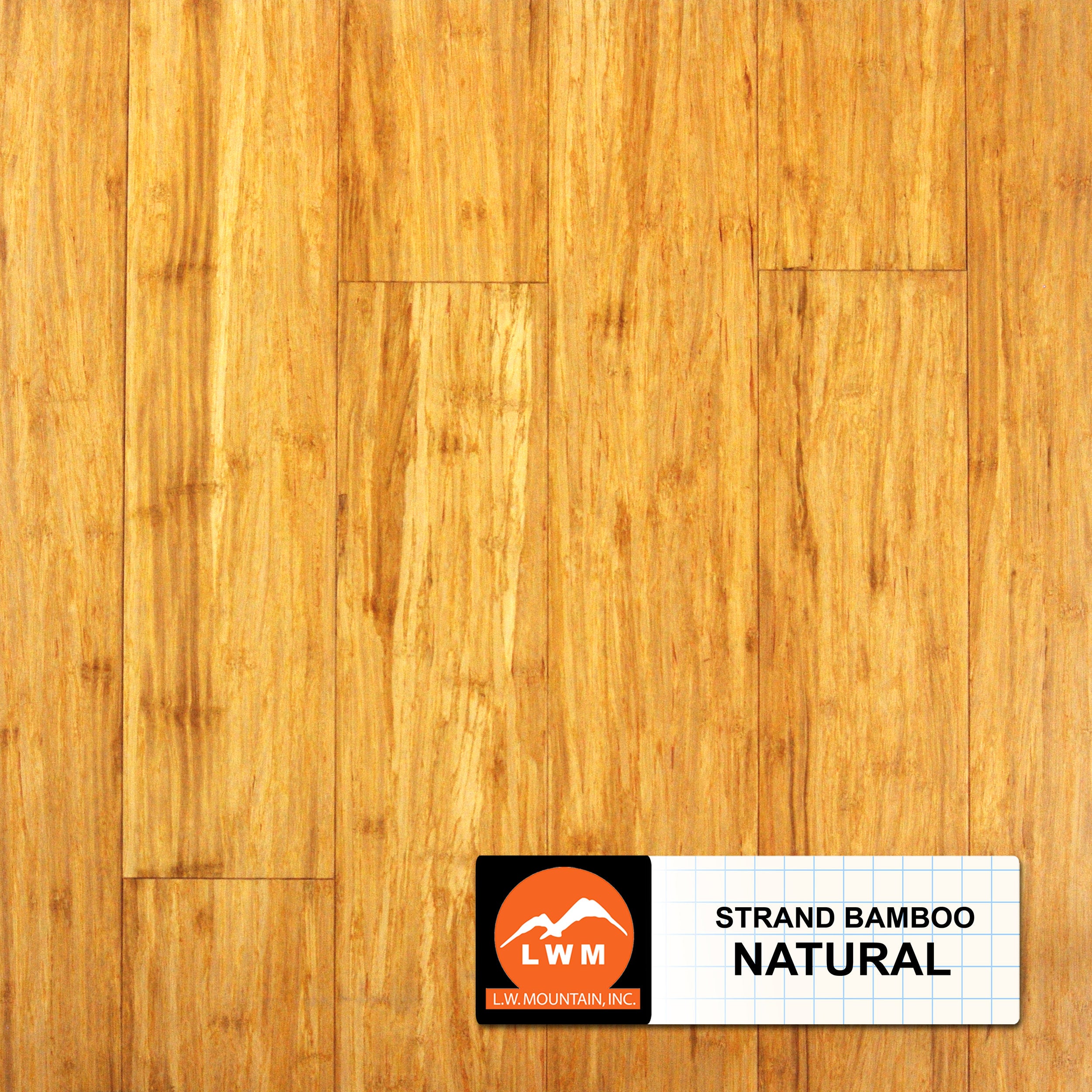 Hardwood NATURAL LWEC6NAT 5 1/10 X 9/16" X 73" ENG. "CLICK" STRAND BAMBOO