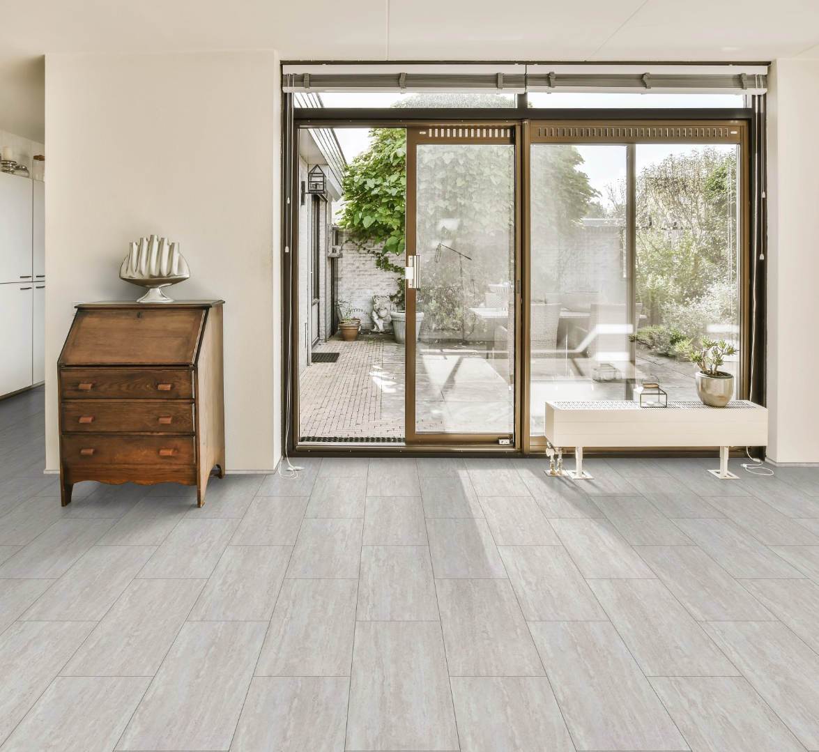 Vinyl Mari Travertine VV872_12268 COREtec Plus Tile Collection