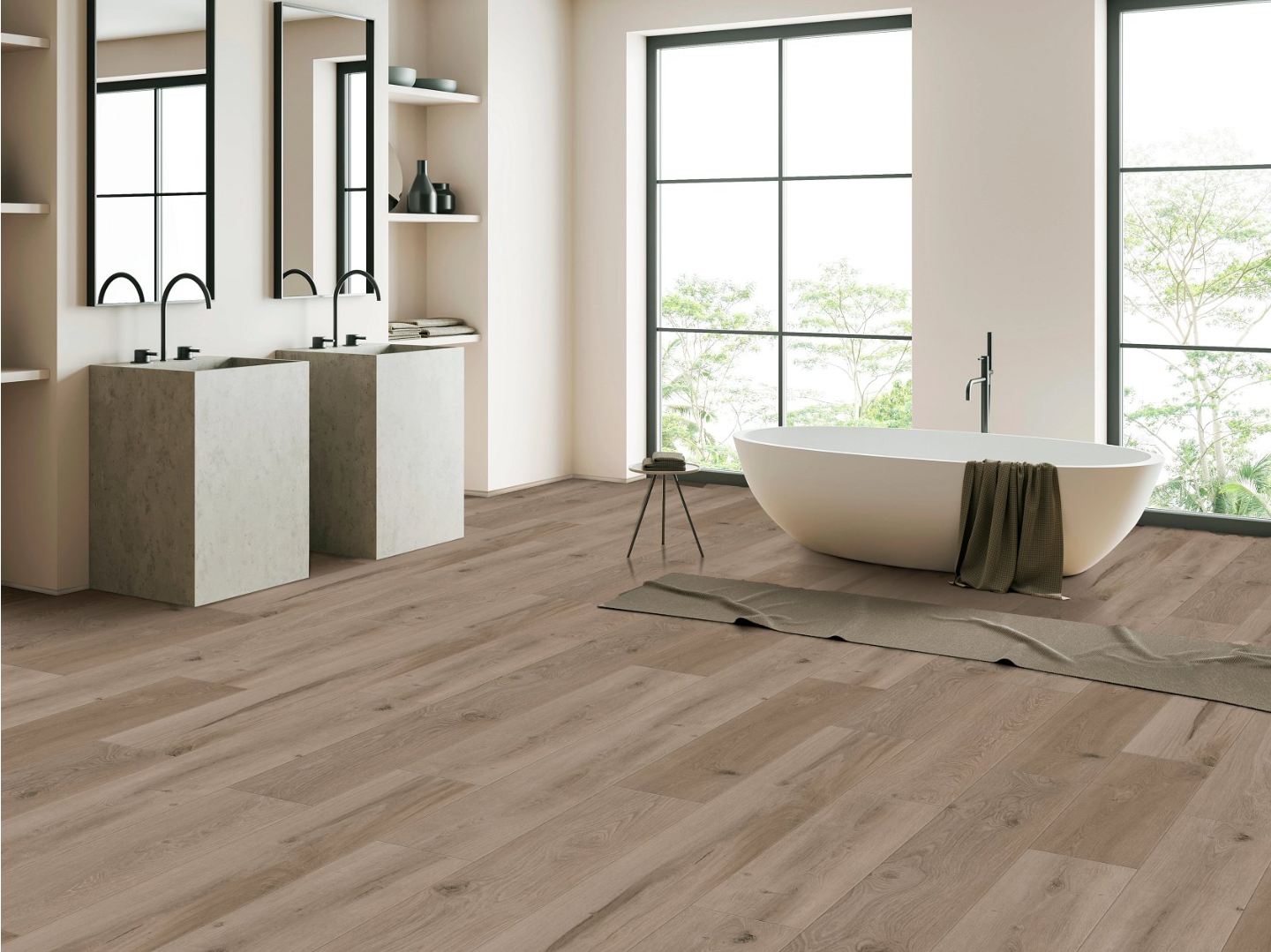 Vinyl Smoky Linen Oak CR504_07048 COREtec Retro Revival Collection
