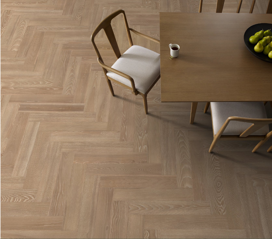 Hardwood Ballet A846-17060 Anderson Tuftex Wood European Ash Herringbone Collection