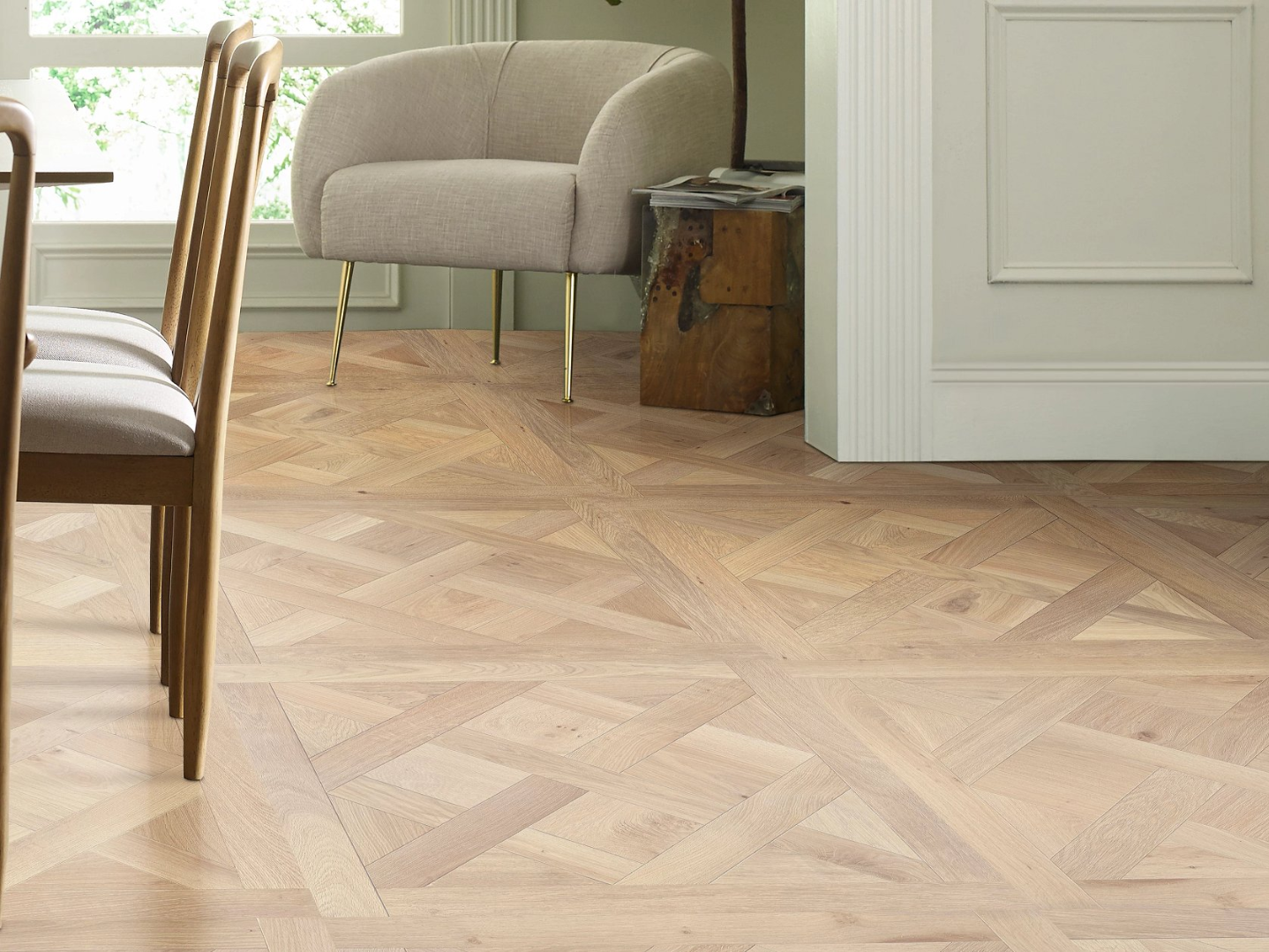 Hardwood Parchment AA849-11100 Anderson Tuftex Wood Provincial Parquet Collection
