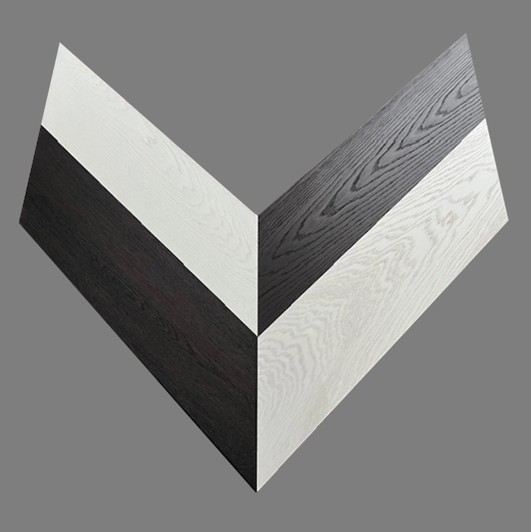 Hardwood All Black COUTURE CHEVRON