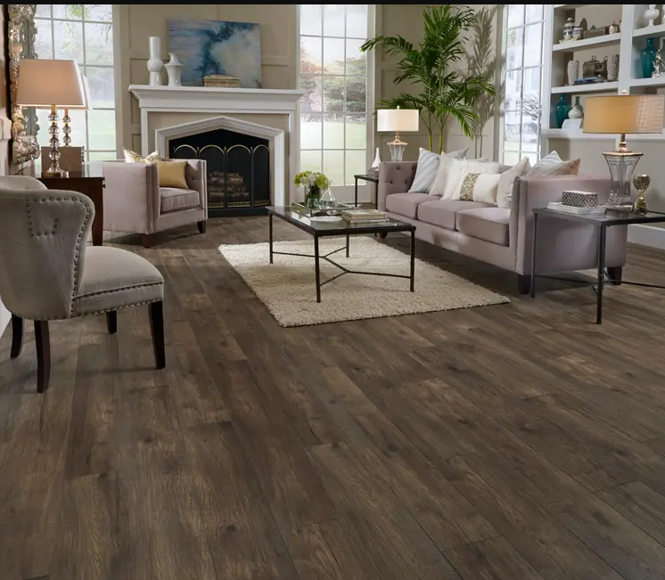 Laminate Hillside Hickory 8 Coal 28212 Restoration Collection(R) Wide Plank (RST8)