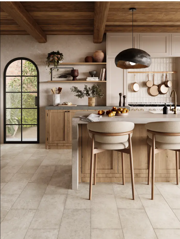Vinyl Fresco 12X24 Dry Plaster MTE491 ADURA Max Rectangles