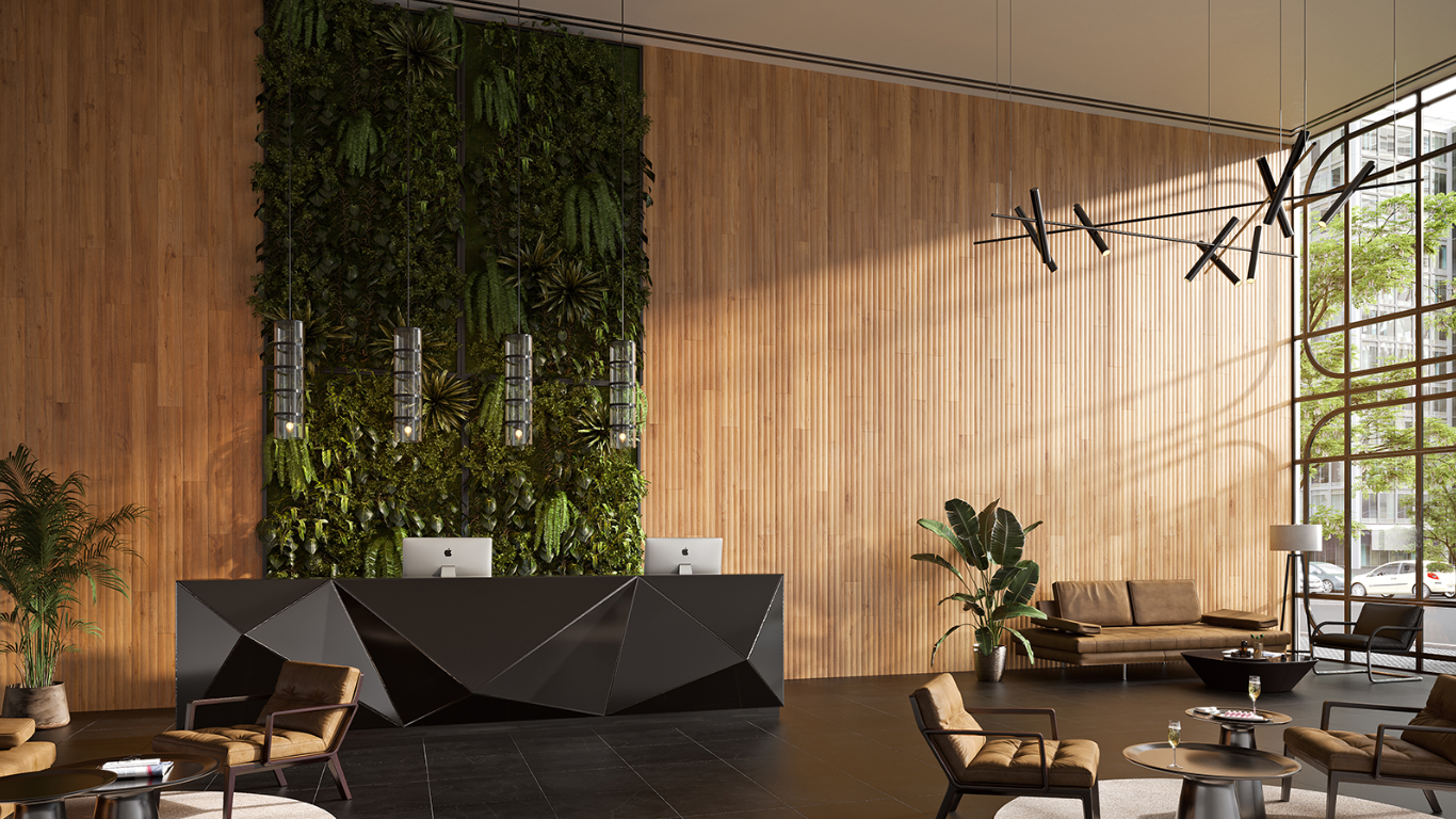 Wall paneling NATURAL LUNETTE PICTURA COLLECTION