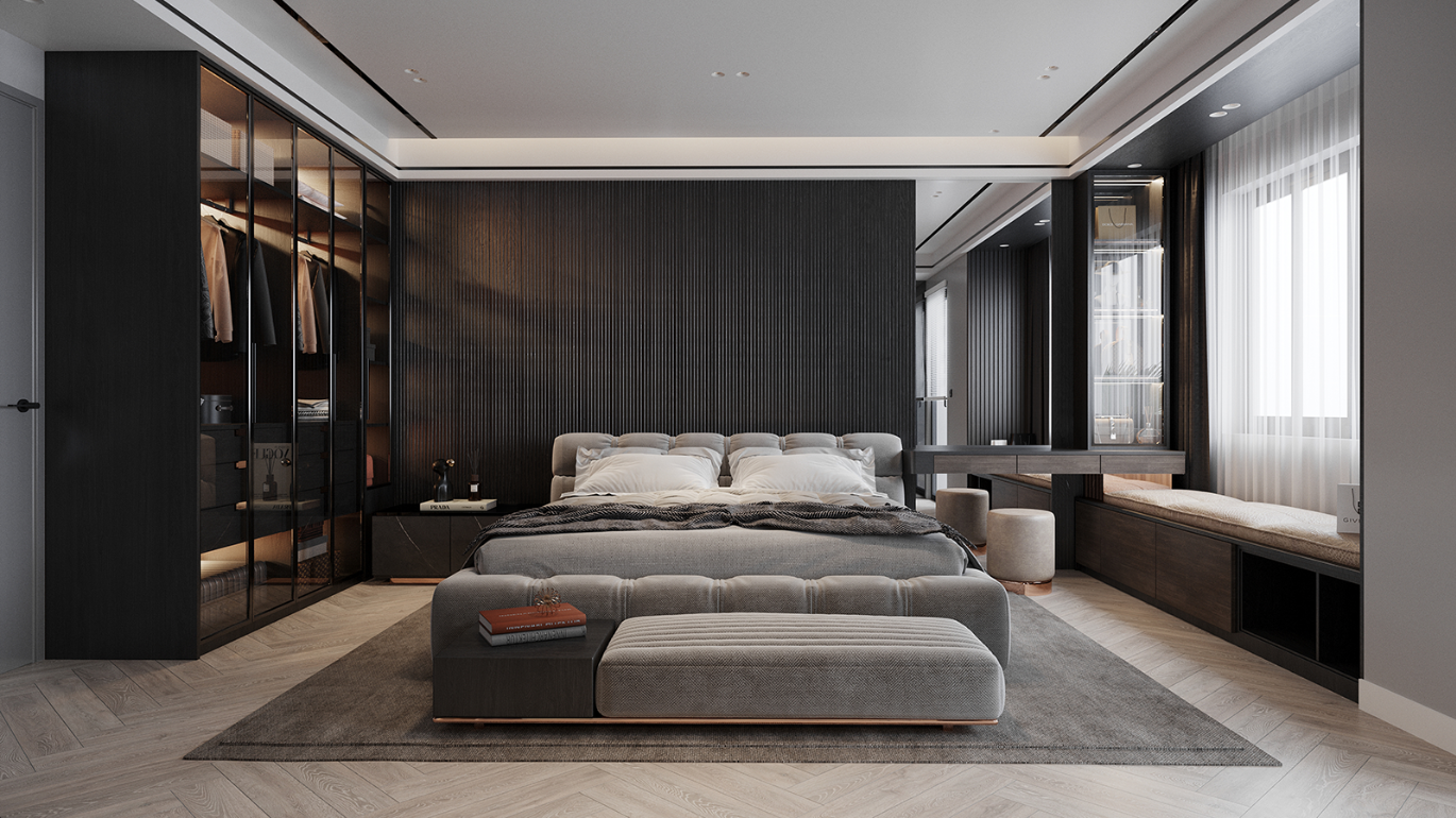 Wall paneling Noir CADENCE PICTURA COLLECTION