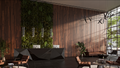 Wall paneling RAW WALNUT LUNETTE PICTURA COLLECTION