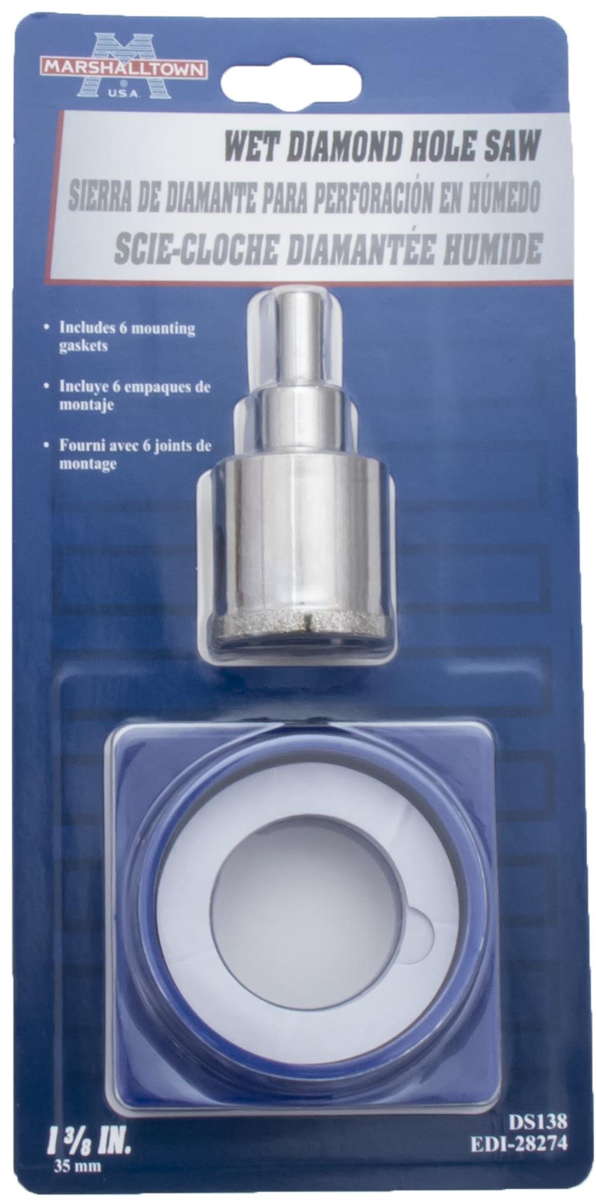 Wet Diamond Hole Saw Set 28274