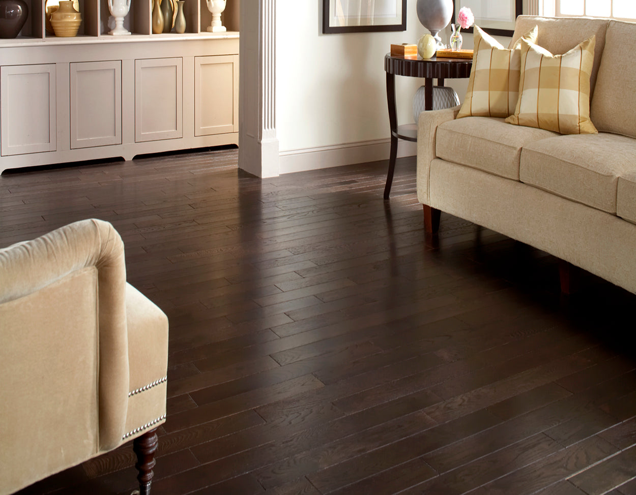 Hardwood Black Pearl 4" 18220 WILLIAMSBURG PLANK Solid White Oak