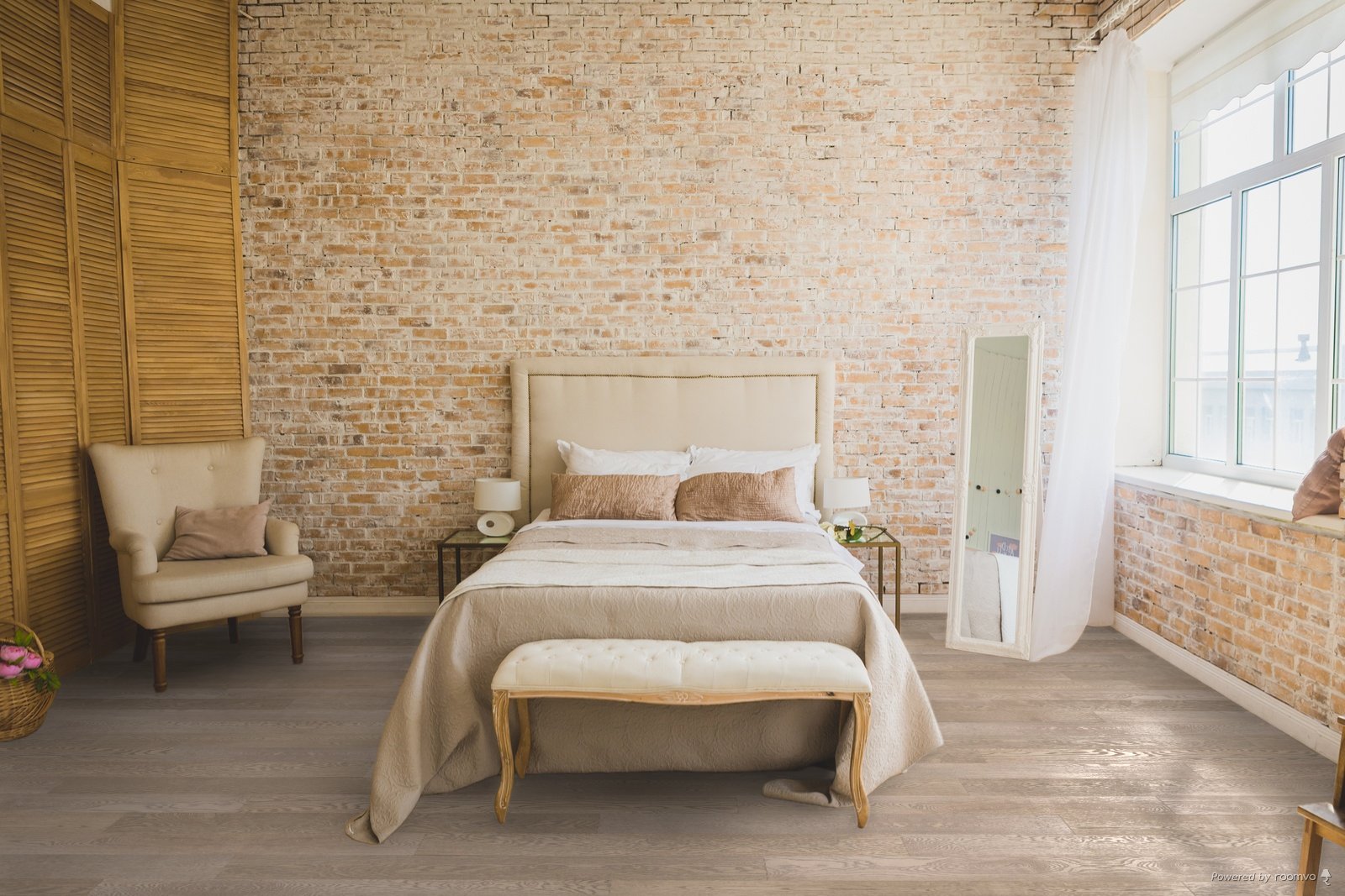 Hardwood Umbra CBOAK1271206 Casa Bella Collection