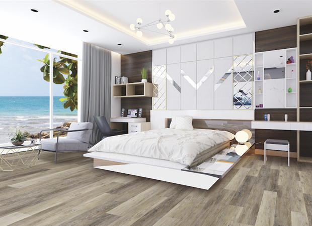 Vinyl Driftwood Banded Olive GEM2641RC5G COASTAL
