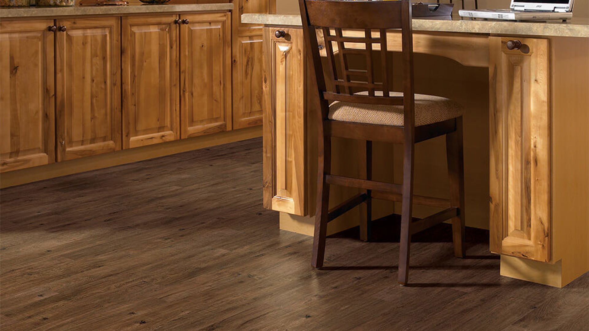 Vinyl Deep Smoked Oak VV023 CORETEC PLUS 5\" PLANK COLLECTION