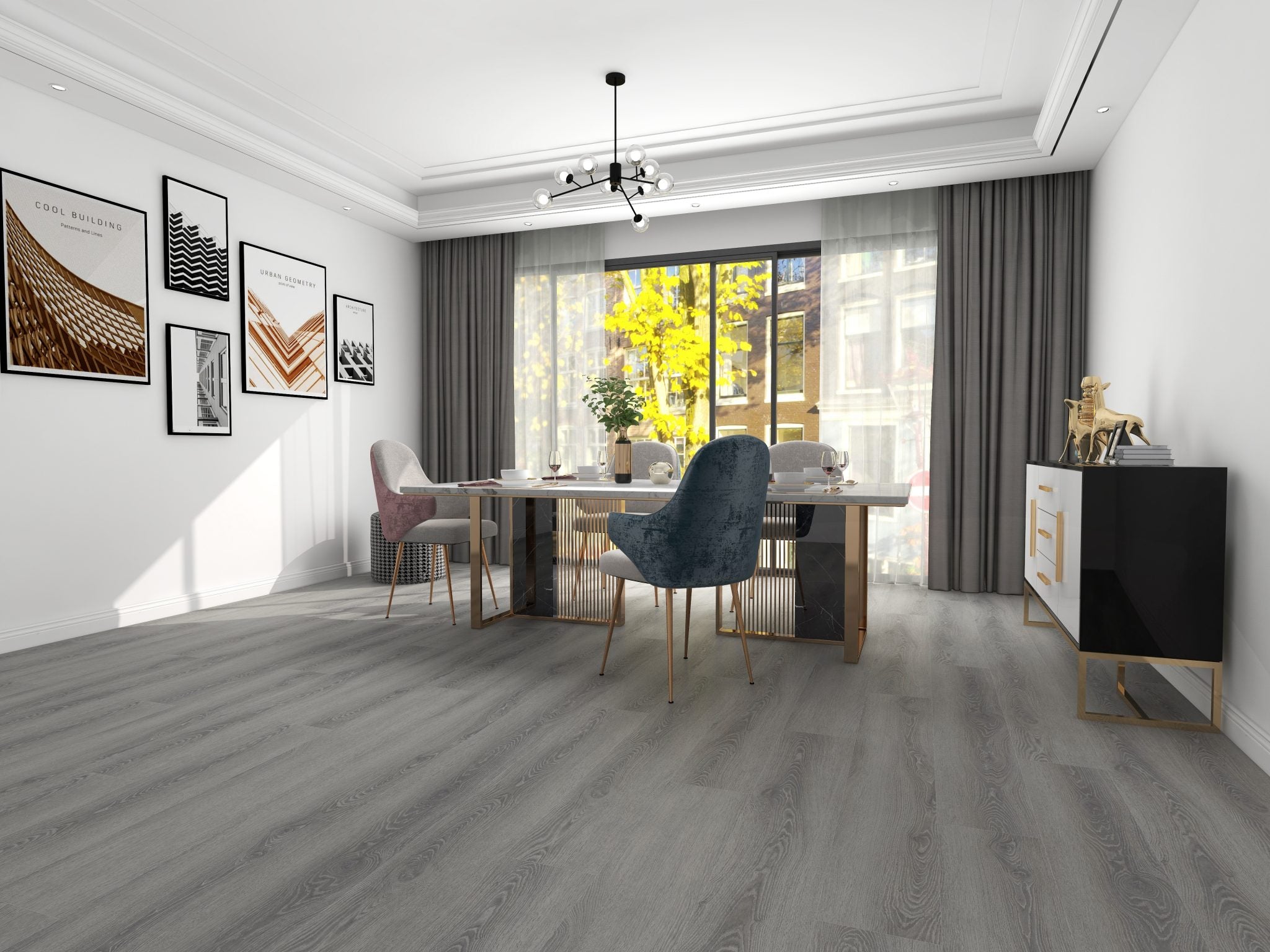 Vinyl SPC 203 - EIFFLE OAK Super coating