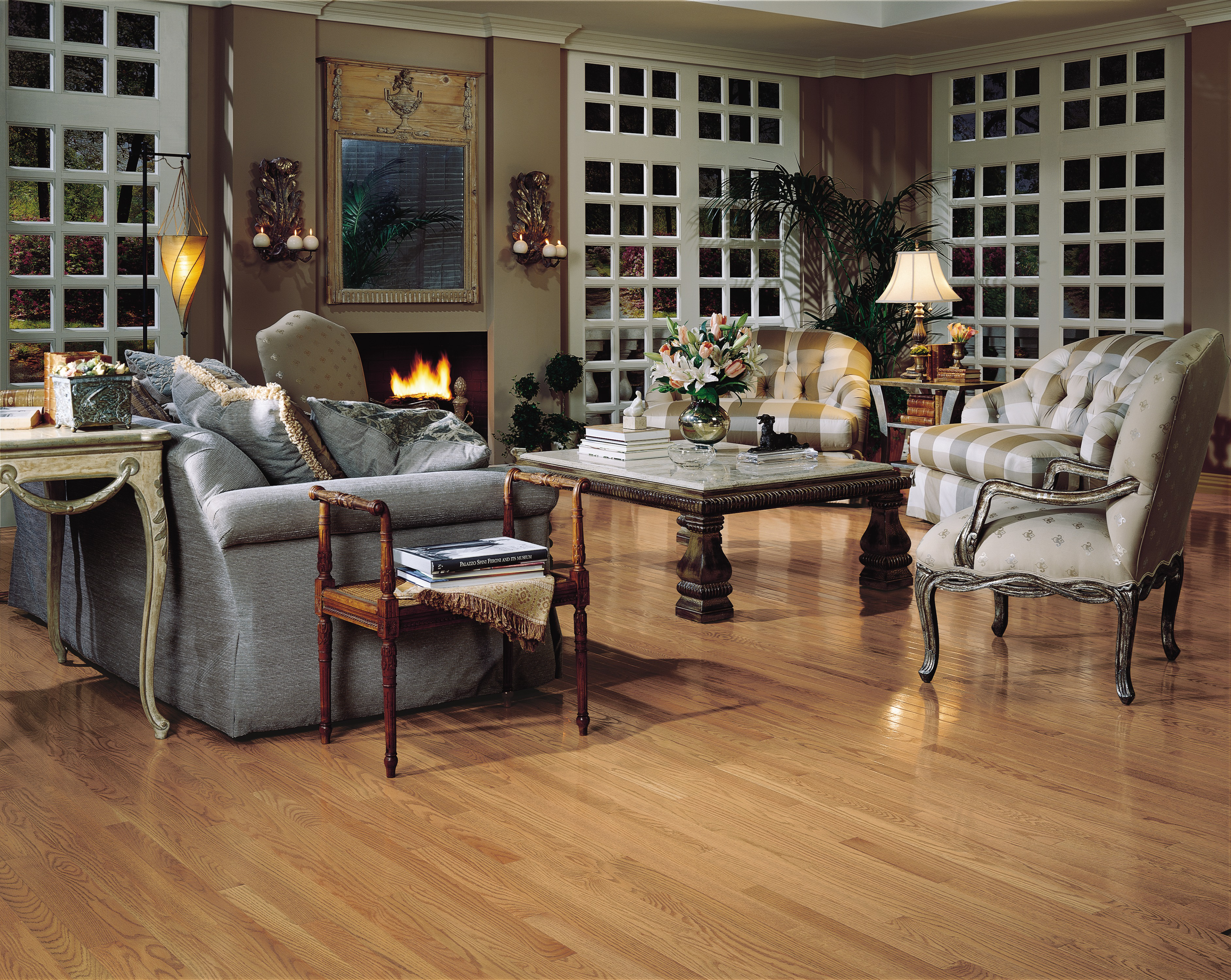 Hardwood Natural 2 1/4" High Gloss C5010LG NATURAL CHOICE