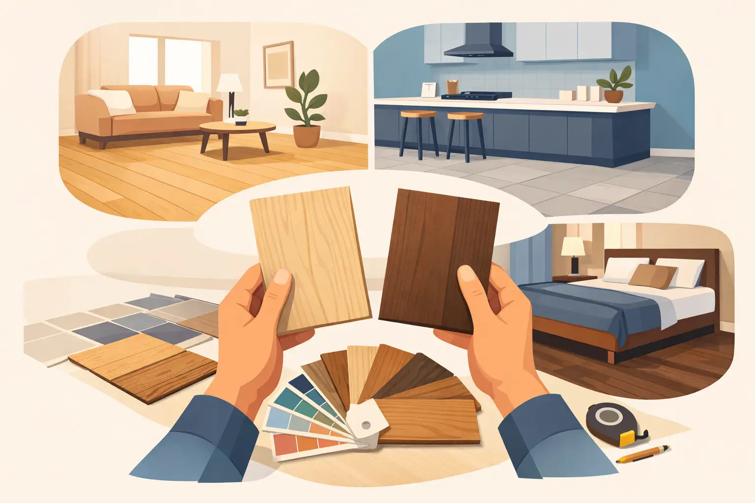 How to Match Flooring Rooms the Right Way