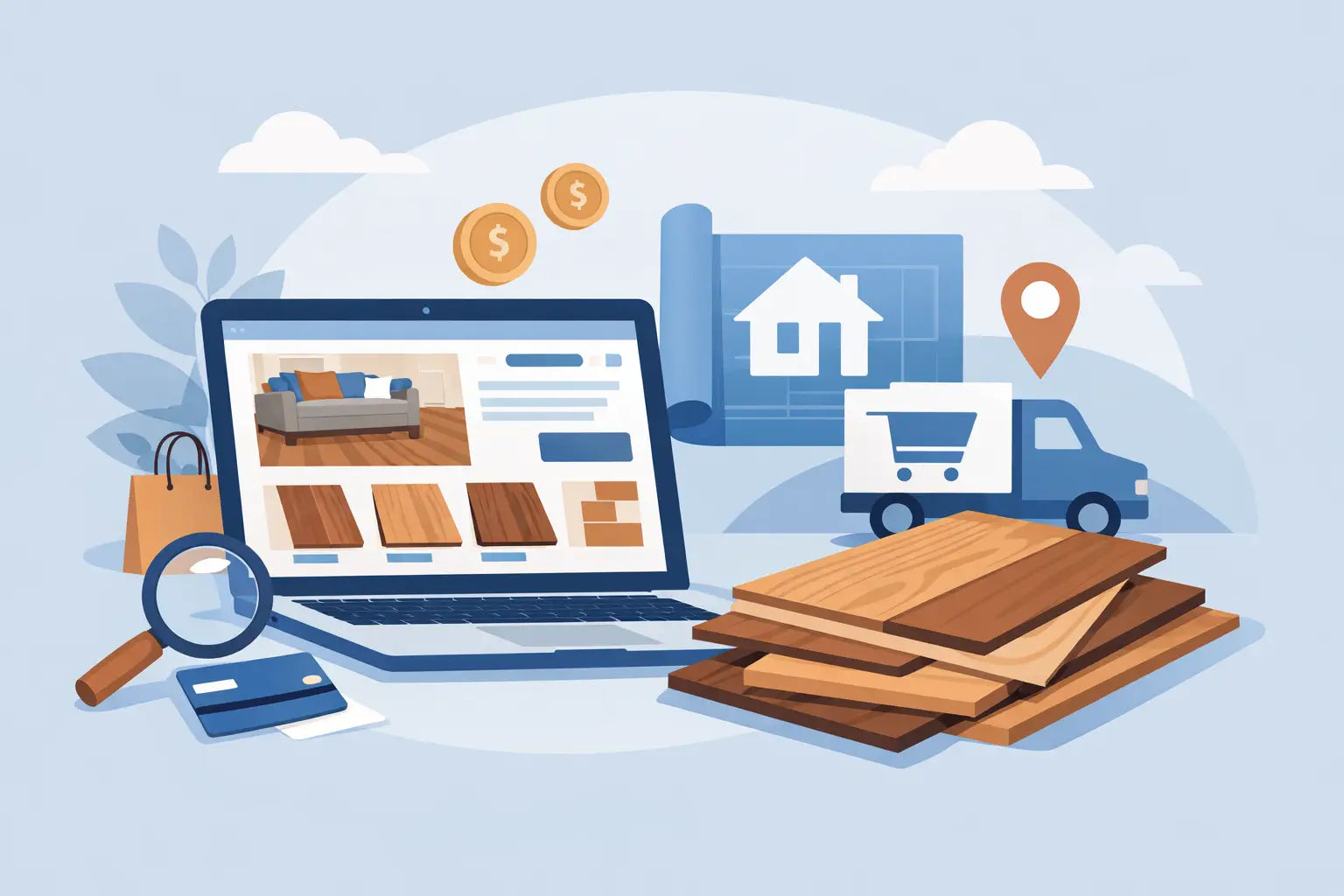 How to Buy Discount Hardwood Flooring Online