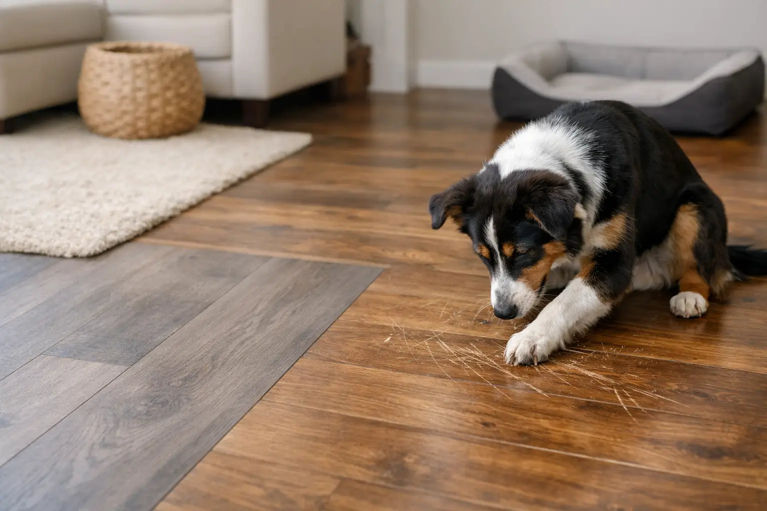 Best Flooring for Dogs That Scratch Hardwood Floors