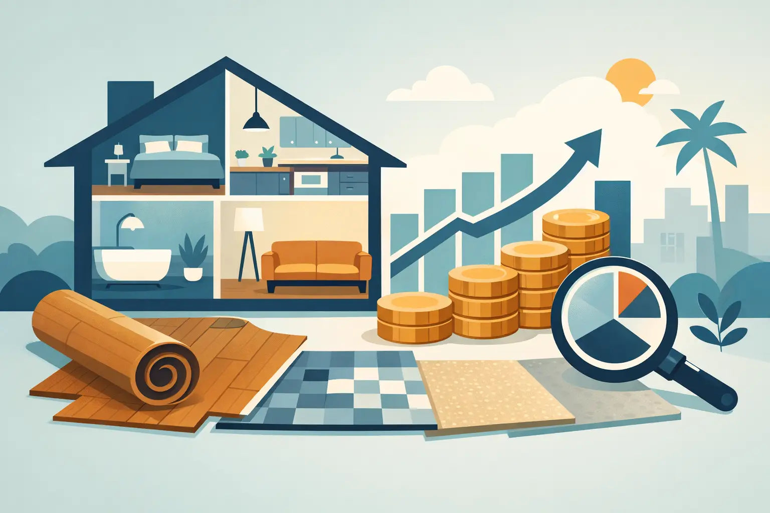 Flip House Flooring Case Study: Profit by Room