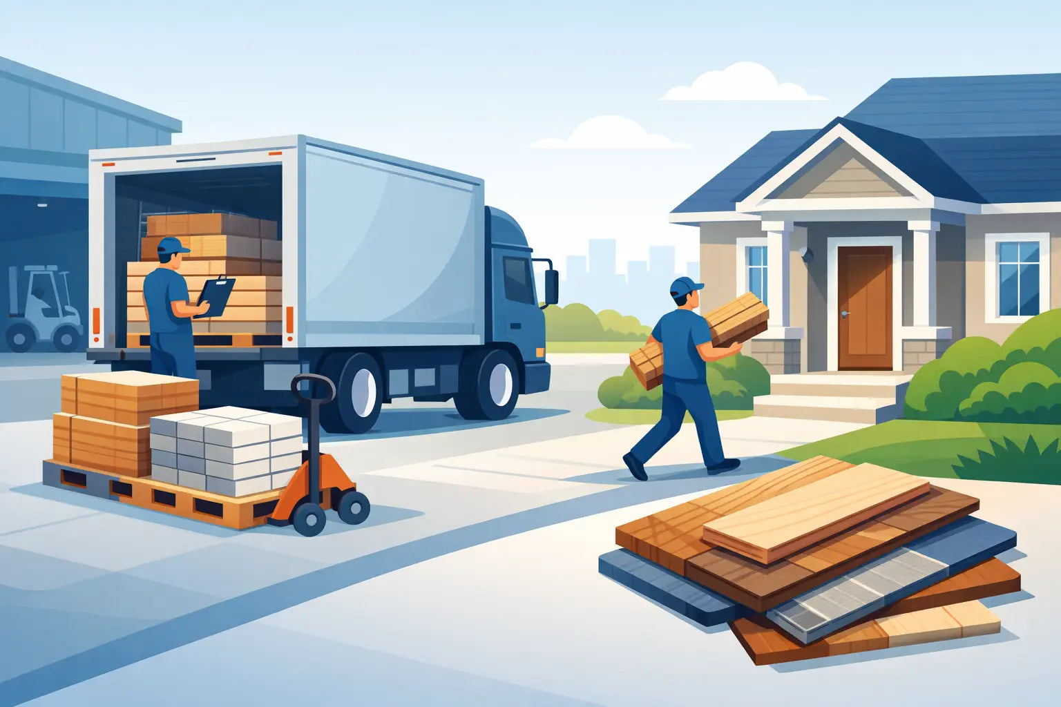 Wholesale Flooring Delivered to Your Door LTL