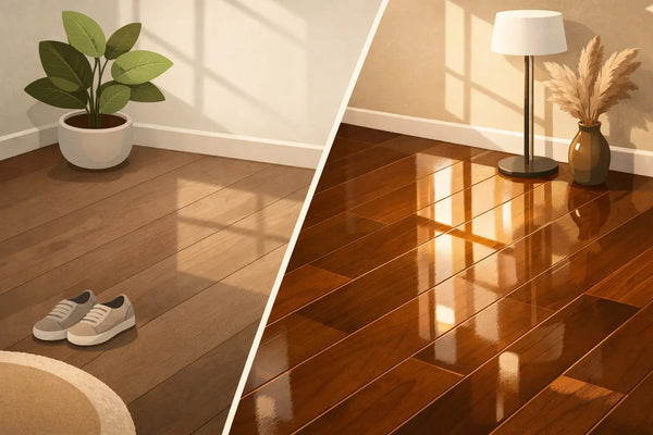 Matte Finish vs Gloss Finish Hardwood Flooring