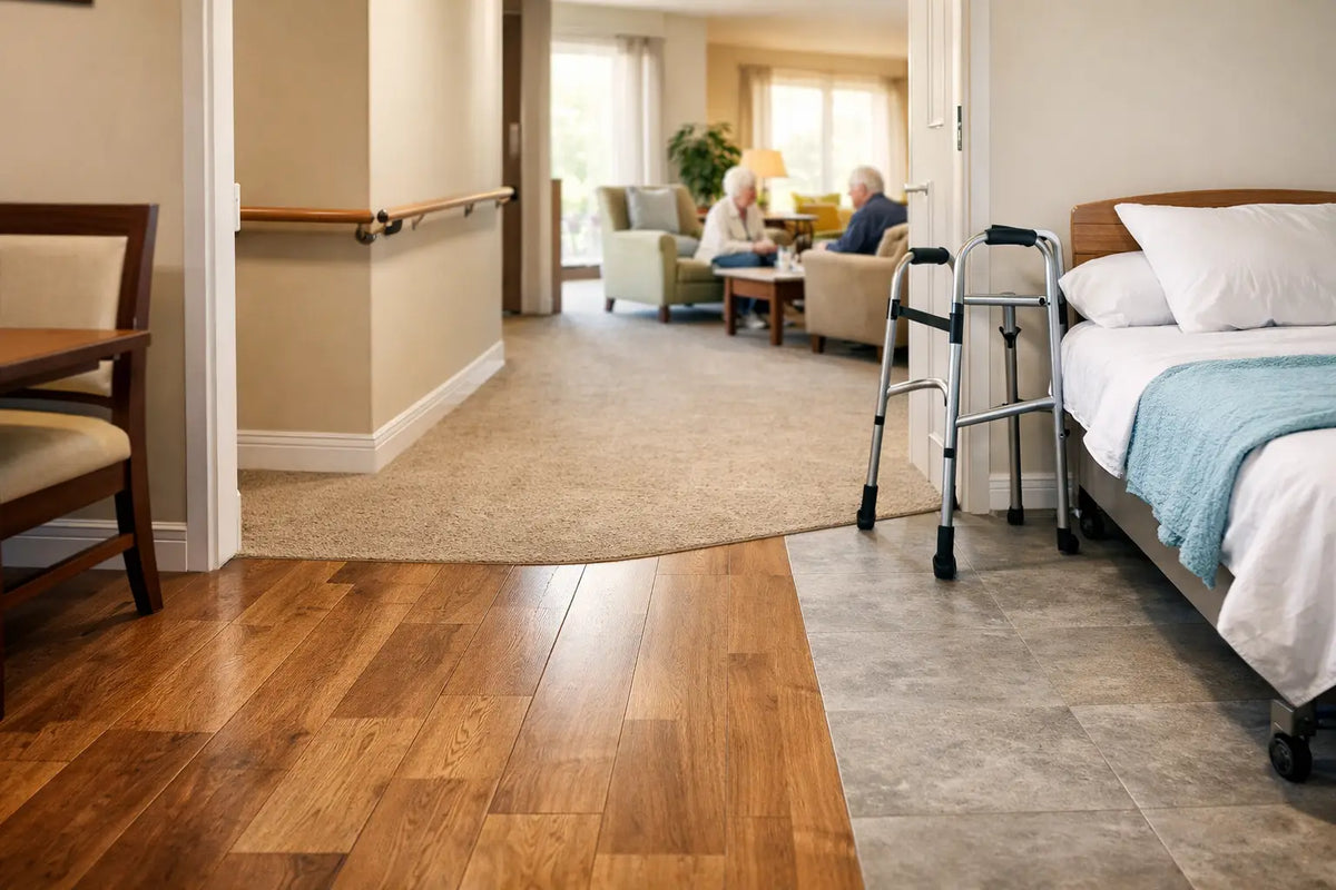 Flooring Options for Homecare & Assisted Living Facilities