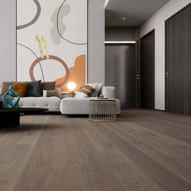 VANDYCK Euro Oak Engineered Wood 74.81"x7.5"x1/2", 2mm Progettista/112