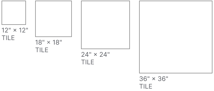 Vinyl Distinct Designs Rubber Tile Smooth (SSM) 18"x18"