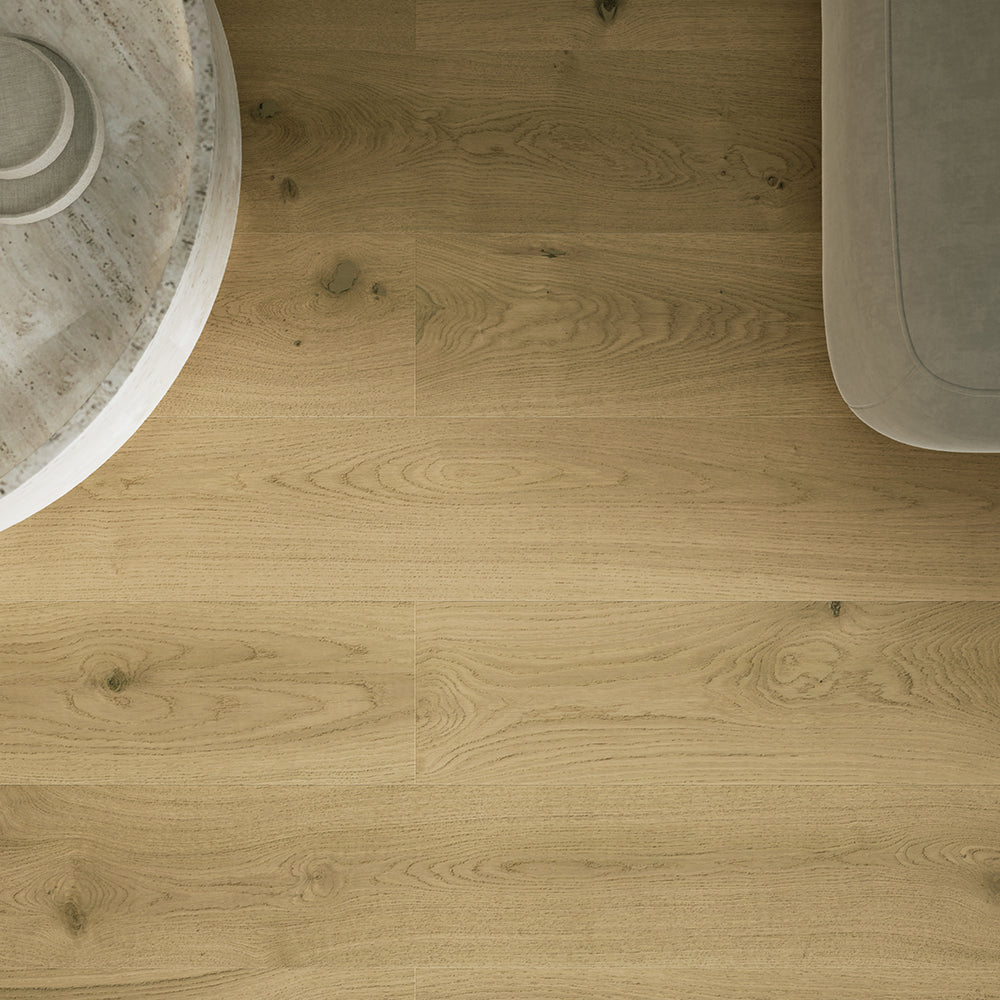 Hardwood Euro Oak Engineered Wood 86.61" x 8.66" x 5/8", 4mm Villa/304