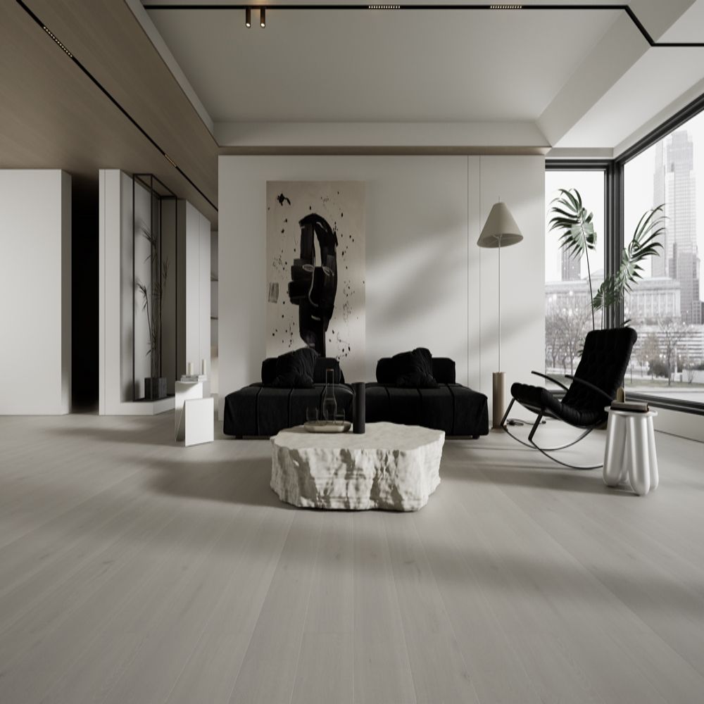VANDYCK Euro Oak Engineered Wood 86.61" x 8.66" x 5/8", 4mm Villa/305