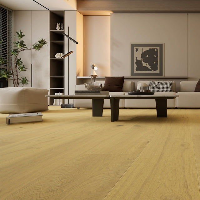 VANDYCK Euro Oak Engineered Wood 86.61" x 10.24" x 5/8", 4mm (Excimer System) Stella/806