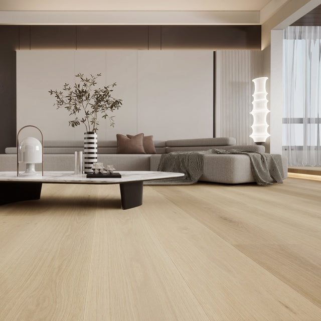 VANDYCK Euro Oak Engineered Wood 86.61" x 10.24" x 5/8", 4mm (Excimer System) Stella/815