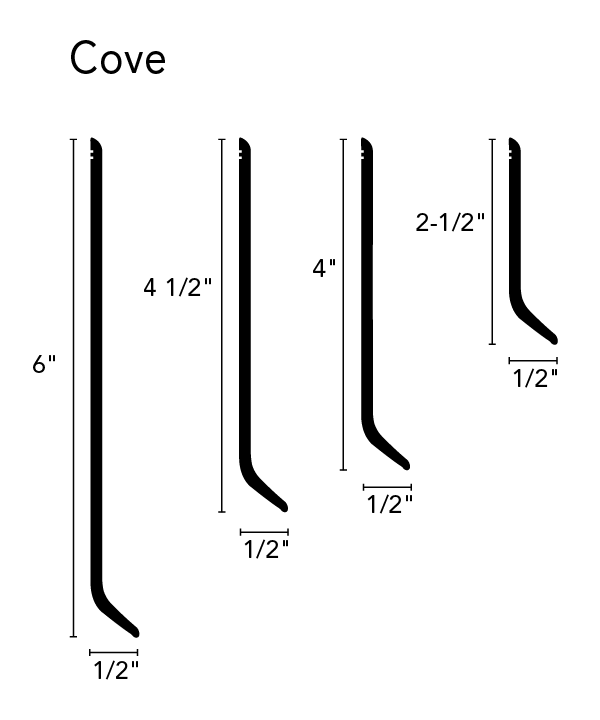 Rubber Wall Base BASE 2000 2 1/2" cove