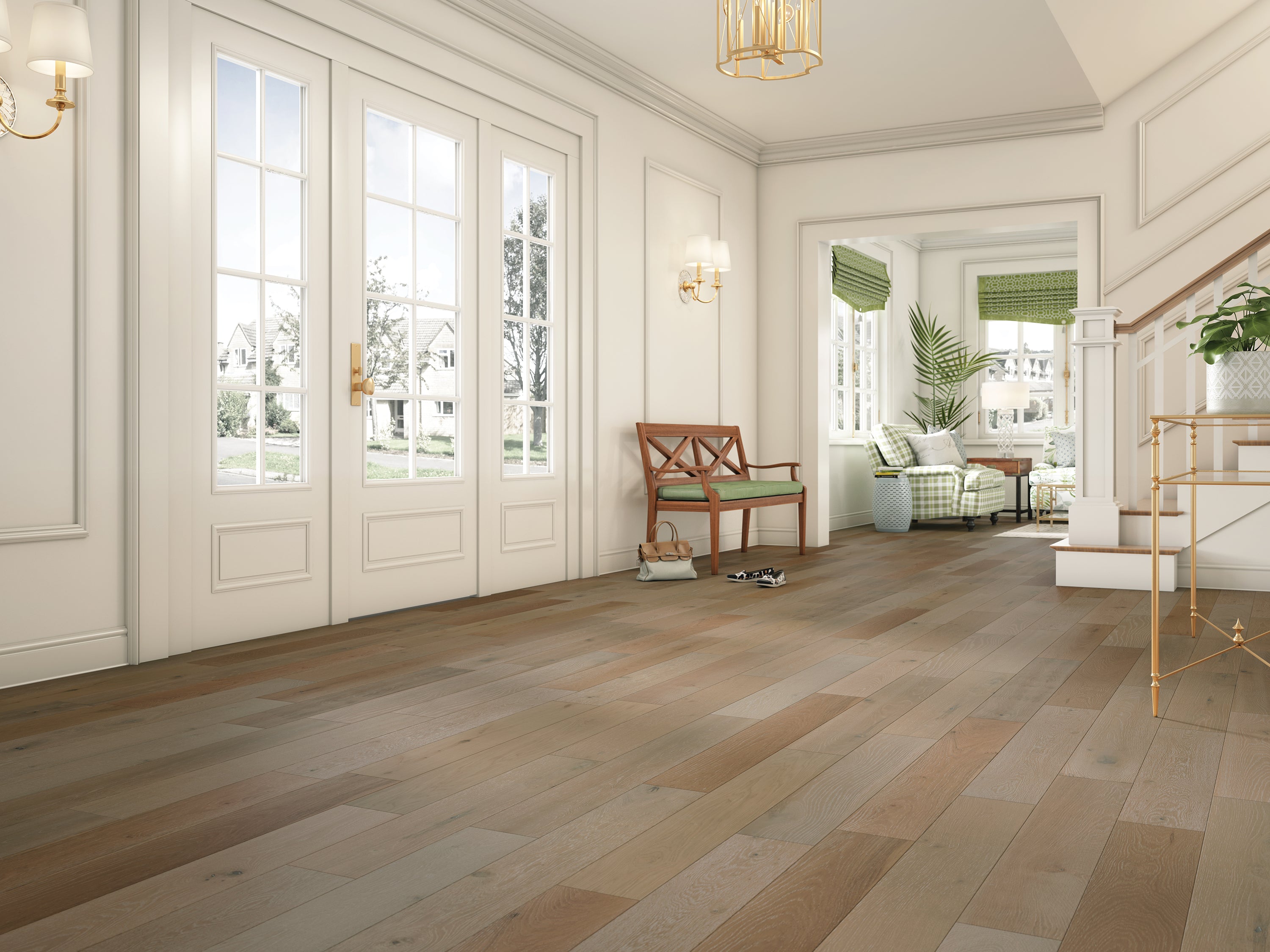 Hardwood Beachy Culture EKTB64L04W TimberBrushed - Silver  7/16"