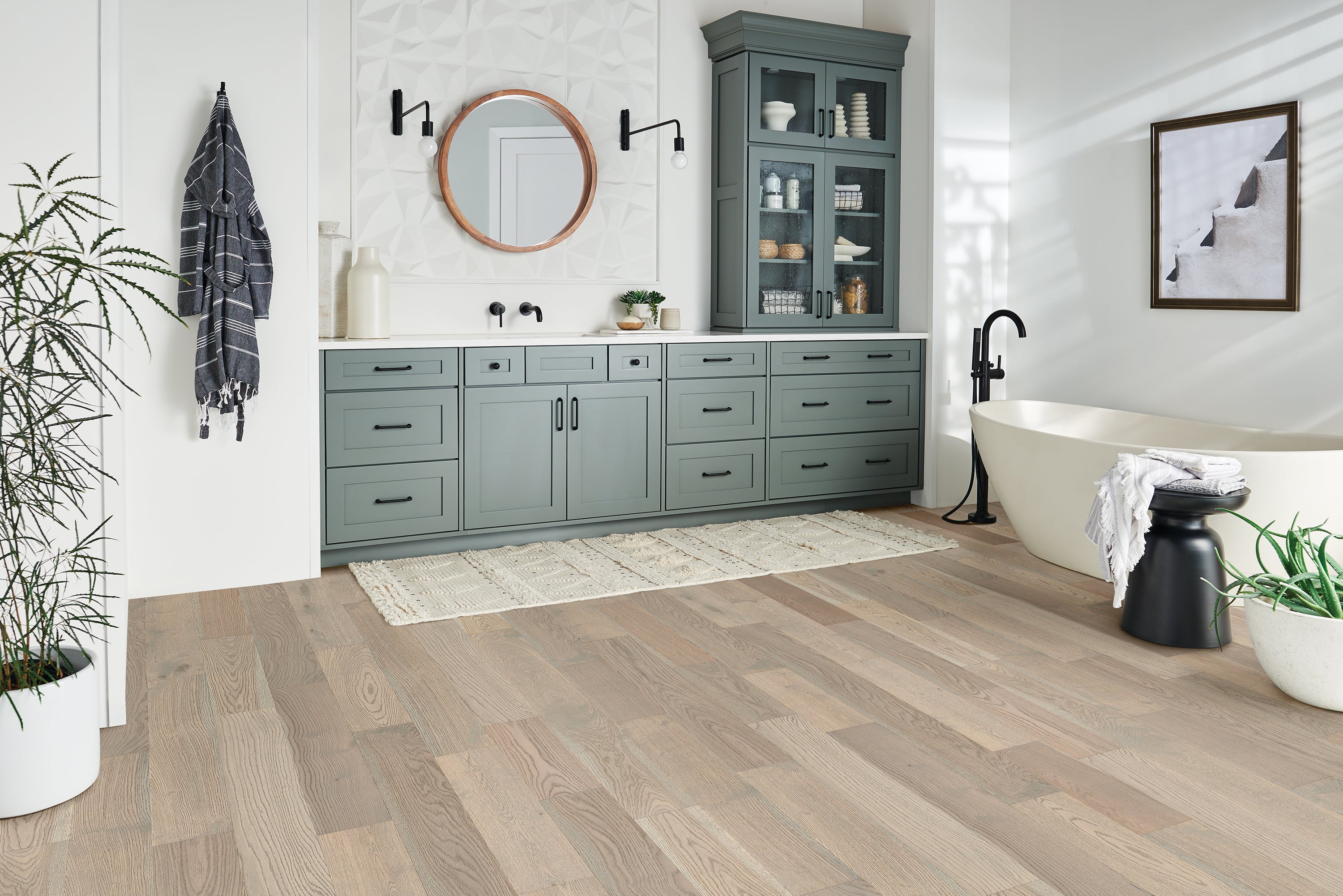 Hardwood Contemporary Retreat EKHB75L25W HYDROBLOCK 6-1/2"