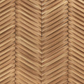 Wall Paneling Natural Oak Curva Chevron Collection