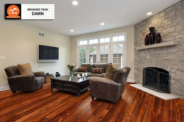 Hardwood Dawn SOLID BRUSHED ASIAN TEAK