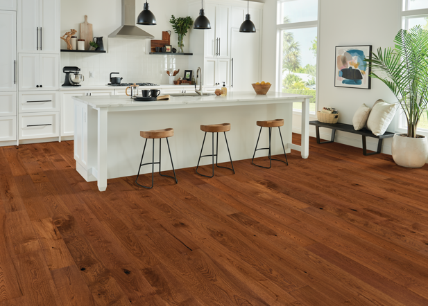 Hardwood Deep Etched Dusty Ranch EAKTB75L407 TimberBrushed - Gold Oak 7.48"