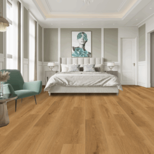 SPC Golden Oak Waterproof Flooring Highland Collection 12 mm