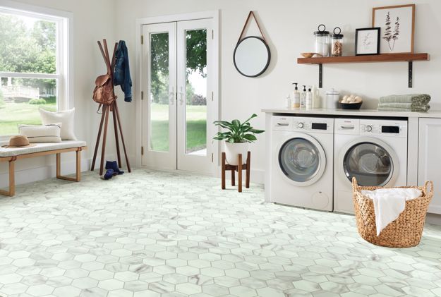 Bruce Honeycomb White 12 MS004 Modern Comfort Silver