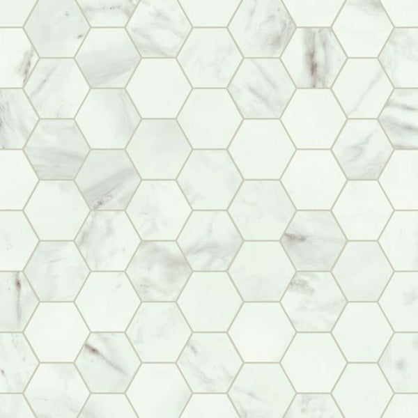 Vinyl Honeycomb White 12 MS004 Modern Comfort Silver