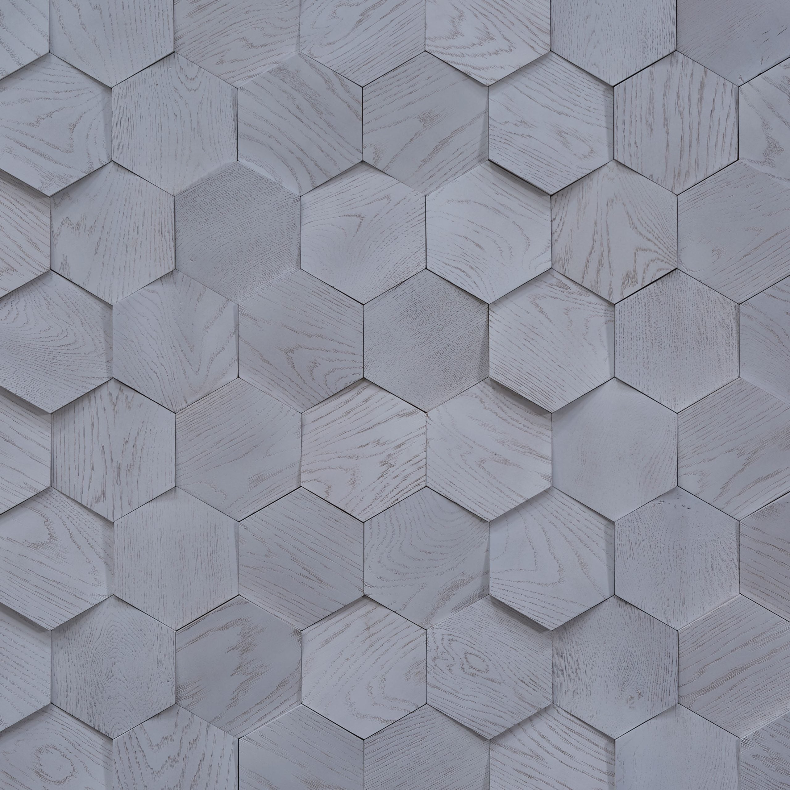 Wall paneling ICEBERG ANGLED HEXO CELESTIO LEGNO